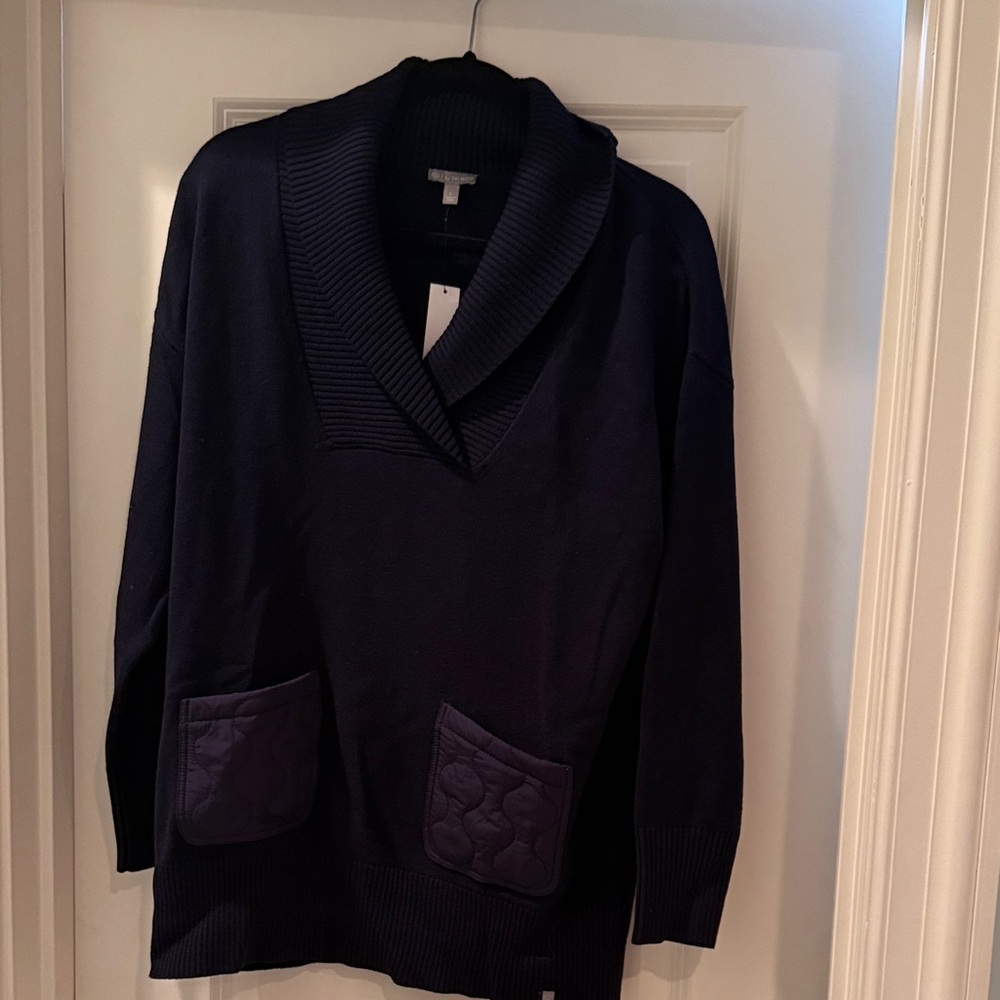 Talbots Navy V-Neck Sweater
